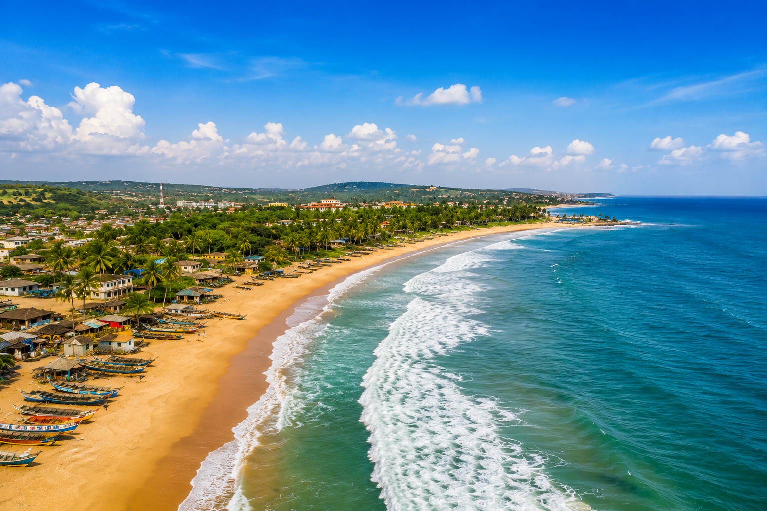 Ghana coastline